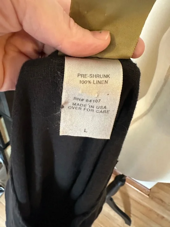 Amazing vintage linen dress with sun painted design - Picture 9 of 9